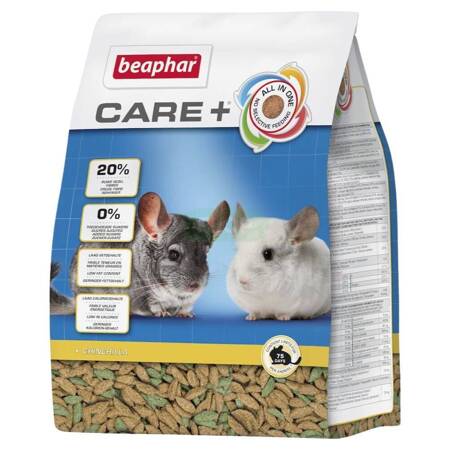 Beaphar Care+ Chinchilla 1,5 kg - Super Premium Futter für Chinchillas