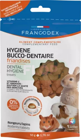 FRANCODEX Mundhygienemittel für Nager und Kaninchen 50g