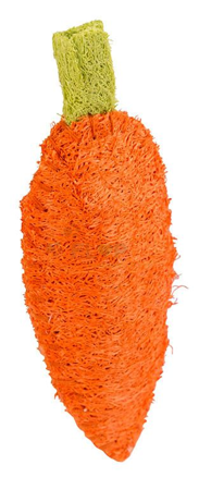 Luffa Karotte zum Kauen 10cm für Kleintiere