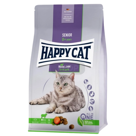 Happy Cat Senior Lammfutter 300g - geeignet für Weißbauchigel auf Diät u.ä.