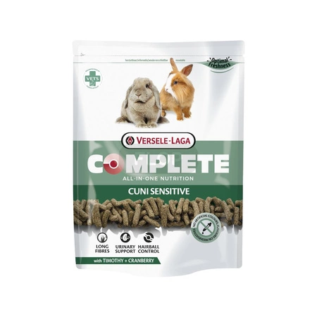 500g Versele Laga Cuni Sensitive Complete - Pellets für empfindliche Zwergkaninchen