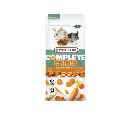 Versele Laga Crock Complete Carrot 50g - Karotten-Leckerlis für Kaninchen und Nagetiere