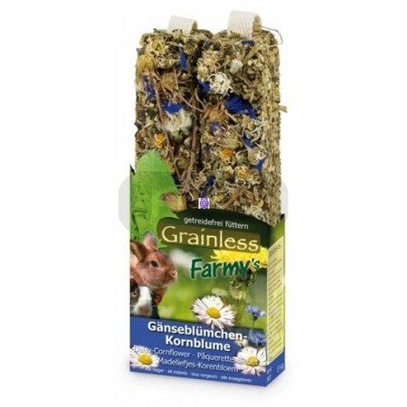 JR Farm 2 getreidefreie Kolben mit Gänseblümchen 140g