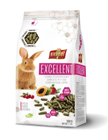 Excellent - getreidefreies Kaninchenfutter 500g